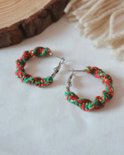 Load image into Gallery viewer, Mini Festive Spiral Earrings
