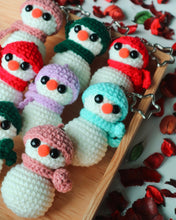 Load image into Gallery viewer, Snowman Keychain
